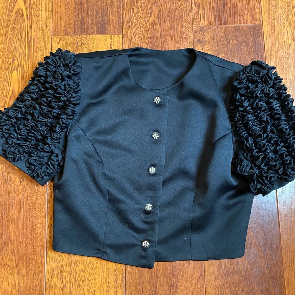 Vintage cropped evening jacket Chanel Dior
